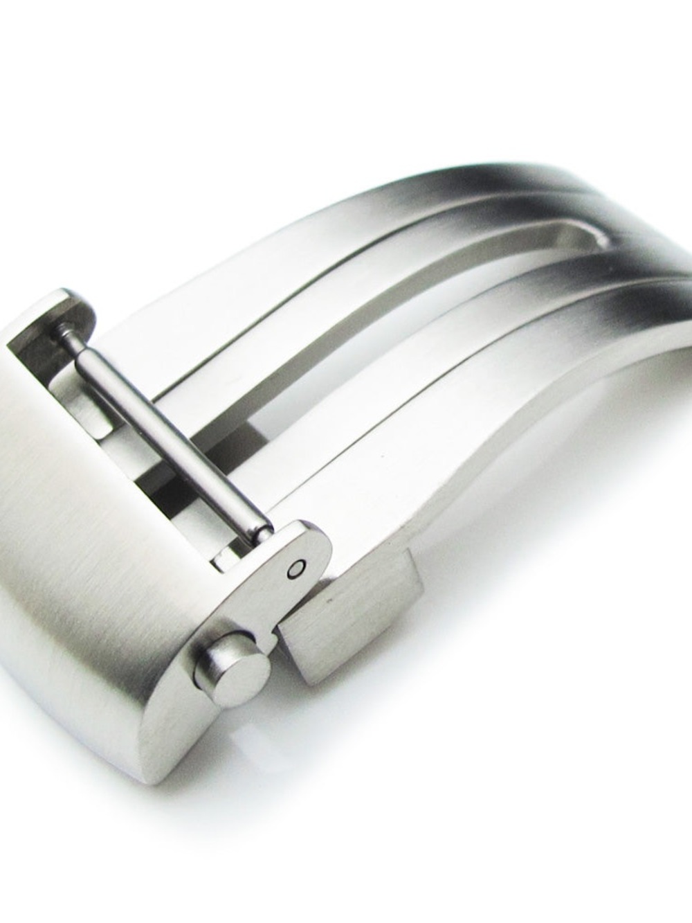 MILTAT 18mm Brushed Stainless Steel Deployant Clasp for Leather Watch Straps New